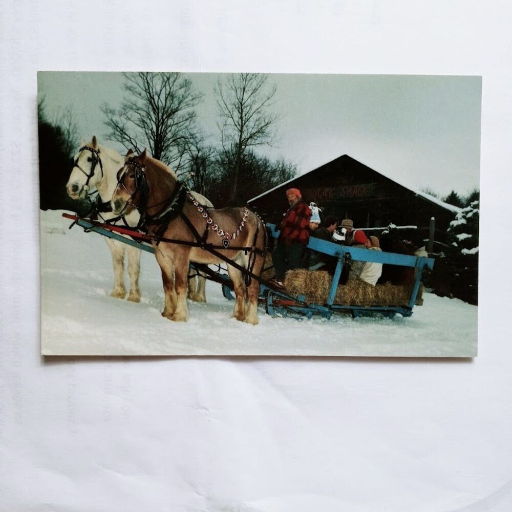 Morse Farm Sugar Shack Montpelier Vermont Postcard